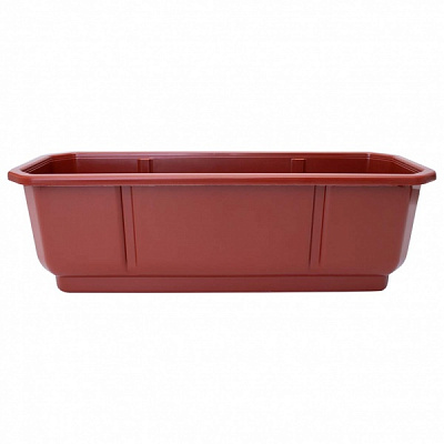 Ящик балконний Алеана Дама 50х18 см прямокутний теракот