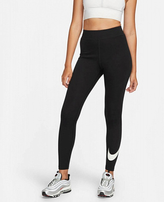Лосини Nike W NSW NK CLSC GX HR TGHT SWSH DV7795-010 р.XL чорний