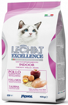Корм сухой для взрослых кошек LECHAT EXCELLENCE Indoor