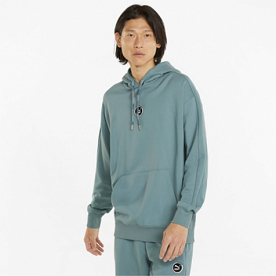 Джемпер Puma T7 GO FOR Hoodie TR 53417550 р. L бирюзовый