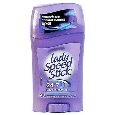 Дезодорант стик Lady speed stick 24/7 свежесть облаков 92 г