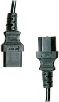 Кабель EMT IEC C13 – IEC C14 1.5 м черный (4-0052)