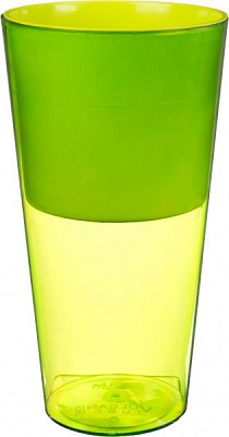 Горшок пластиковый Elsa Вулкано Премиум-200 круглый 15л салатовый 