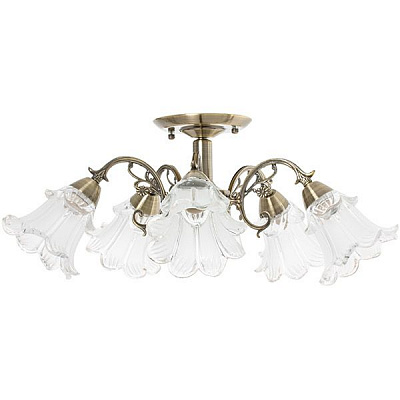 Люстра Accento Lighting Latina ALHu-HKC83390C/5 антична латунь