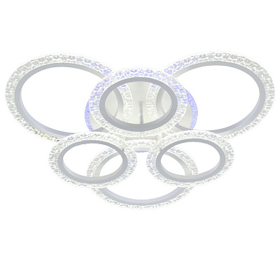 Люстра светодиодная Victoria Lighting с пультом 89 Вт белый Vetana/PL6 white