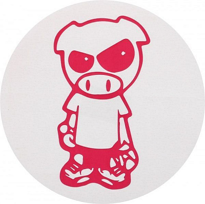 Наклейка TERRAPLUS Аngry pig