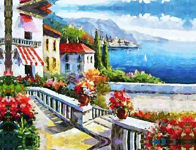 Репродукция Bures 3CFM10606 80x107 см RozenfeldArt 