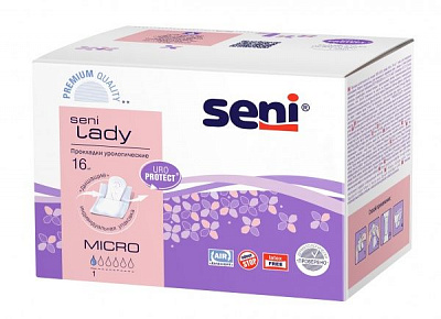 Прокладки урологічні Seni Lady Micro 16 шт.