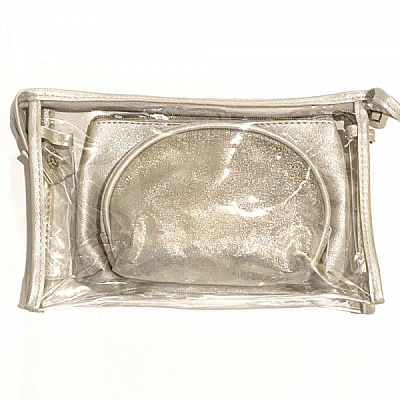 Косметичка срібло NK3-11MN-sv