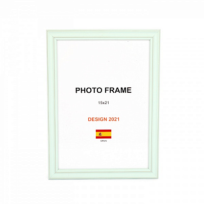 Рамка для фото 1 фото 15x21 см мятный 