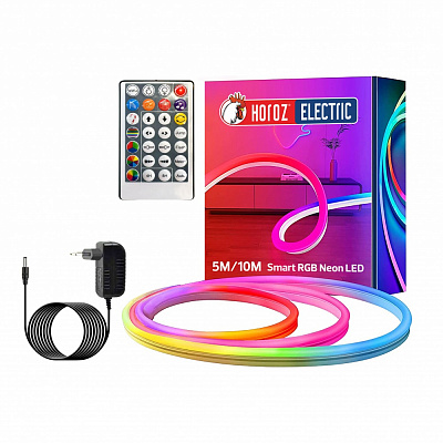 Стрічка світлодіодна HOROZ ELECTRIC DIGITAL-5 10 Вт IP65 220 В різнокольоровий (RGB) 081-030-0001-010