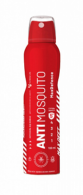 Аерозоль Antimosquito від усіх комах Alumin MAX Defence 100 мл