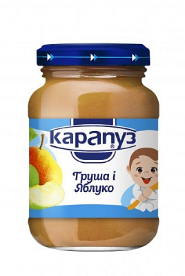Пюре груша, яблуко Карапуз