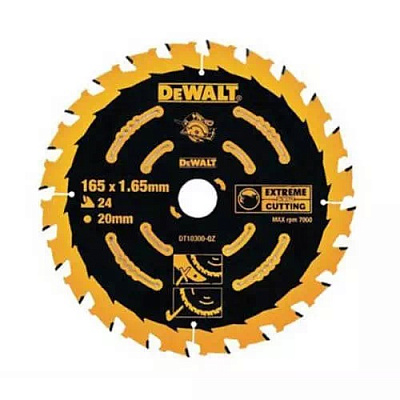 Пиляльний диск DeWalt 184x16x1,65 Z24 DT10302