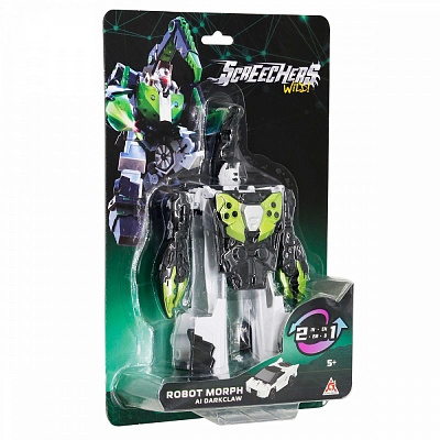 Робот-трансформер Alpha Group Screechers Wild! S5 Дарккло 1:32 EU686154