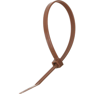 Хомут пластиковий TENAX 100 мм (50 шт.) коричневий