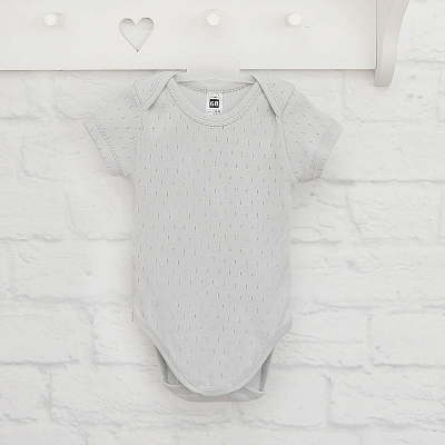 Боди унисекс Blanka р.56-62 серый 110738