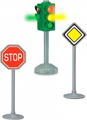 Игровой набор Dickie Toys Светофор и дорожные знаки 3341000