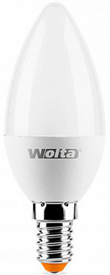 Лампа світлодіодна Wolta 6 Вт матова E14 220 В 3000 К 25YC6E14-S