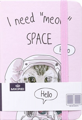 Блокнот Выдающиеся звери космонавт 10,5x7,5 см