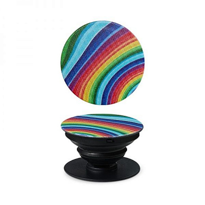 Тримач для телефона Pop 005 Веселка Luxe Cube різнокольоровий