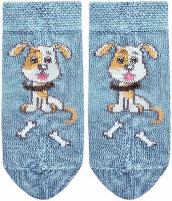 Шкарпетки дитячі Брестские БЧК-Kids 3081 BABY 418 381 р.9-10 світло-сірий з малюнком