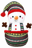 М'яка іграшка HW Різдвяна Сніговик 26 см біла DT251357-10.5