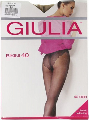 Колготки Giulia Бикини 40 den даино р. 2 кремовий