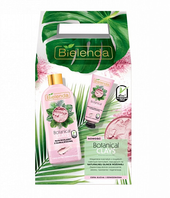 Набор подарочный для женщин Bielenda Botanical Clays (крем 50 мл + мицеллярная жидкость 500 мл)