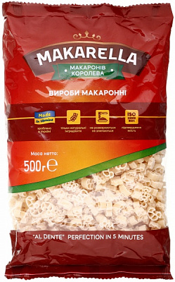 Макароны Макарелла Веселые зверьки 500 г 