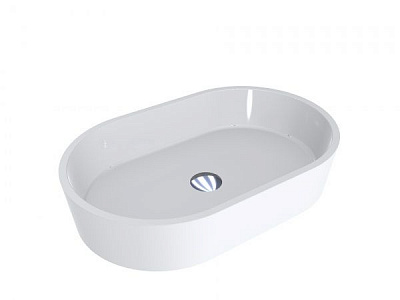 Умывальник-чаша Miraggio Sorrento из искусственного мрамора 55x35 см 0000244