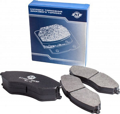 Колодки гальмівні AT для Daewoo Lanos nubira 1.6/1.8, Сhevrolet Lacetti 1.6/1.8 AT AT 1937-200BP