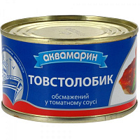 Консерва Аквамарин Толстолобик обжаренный в томатном соусе № 5 230 г