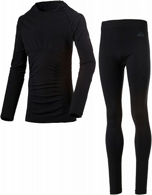 Комплект термобілизни McKinley SET Yacob jrs/Yanik jrs 280826-057 176 чорний