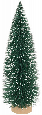 Елка декоративная настольная зеленая 11x30 см