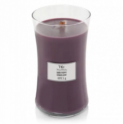 Свеча ароматическая Woodwick Large Dark Poppy 609 г 