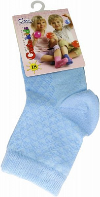 Шкарпетки дитячі Conte-Kids CLASS 149 р.18 блакитний