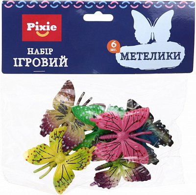 Ігровий набір PIXIE метелики 6 шт. пластик YX-PA046-3