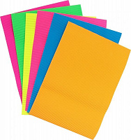 Гофрокартон неоновий А4 6 кольорів ZB.1970 ZiBi