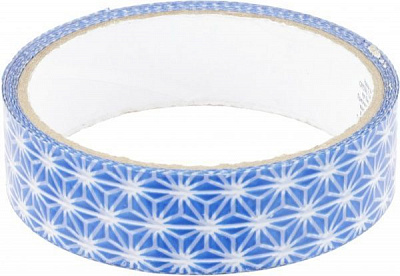 Декоративна клейка стрічка Деко blue 24 мм 20 м  Crystal