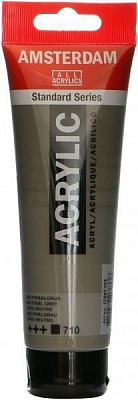 Краска акриловая № 710 Серый нейтральный 120 мл Amsterdam Standart Royal Talens