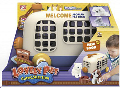 Ігровий набір Xin Le Tong Ветеринар Pick me песик в кошику 12 аксесуарів MX0404151