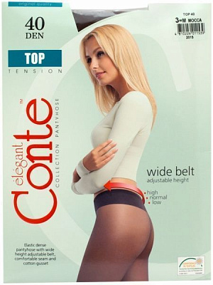 Колготки Conte TOP 40 den mocca р. 2 коричневый 