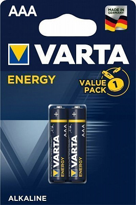 Батарейка Varta Energy AAA (R03, 286) 2 шт. (4103229412)
