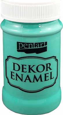 Краска акриловая мятная 100 мл Dekor Enamel Pentart