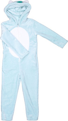 Кігурумі-піжама для дівчинки Фламінго 822-910 р.164 ментоловий із білим