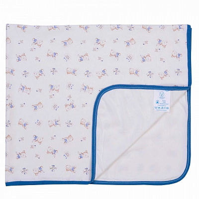 Плед Little Bear blue 80x90 см синий 