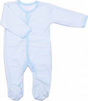 Комбинезон детский для мальчика Маленькие люди зигзаги 9301-110 р.86 голубой 
