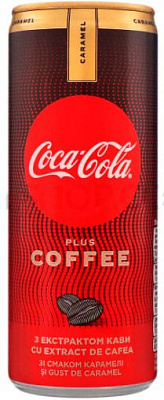 Безалкогольний напій Coca-Cola Zero Coffee Карамель 0,25 л (ж\б)