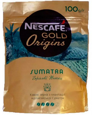 Кава розчинна Nescafe Gold Sumatra 100 г